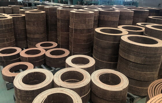 Revestimento Industrial de Fricção Tecido com Fios de Latão Material de Revestimento de Freio Tecido com Resina