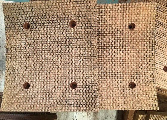 Material do bloco de travagem de perfuração de poços de petróleo Fricção revestimento de travagem tecido 25,4 mm 30 mm espessura