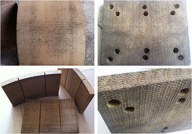 Acessórios de freio tecidos dos blocos de freio da estrada da perfuração do poço de petróleo para máquinas de perfuração