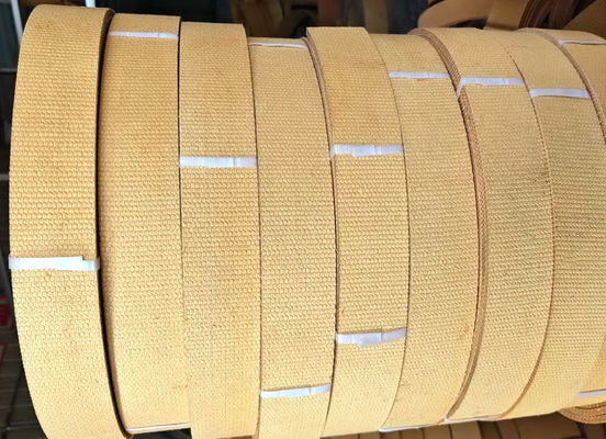 Rolo de forro de freio tecido de resina com fio de latão no interior para forro de fricção de guincho