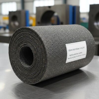 Rolo de Revestimento de Freio com 100mm de Largura Alta Durabilidade Sem Amianto Adequado para Fabricação de Pastilhas de Freio e Componentes de Fricção