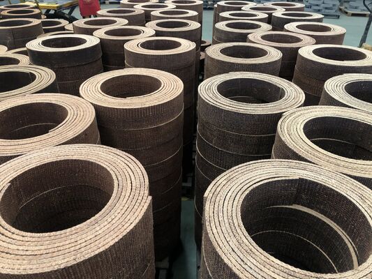Revestimento Industrial de Fricção Tecido com Fios de Latão Material de Revestimento de Freio Tecido com Resina