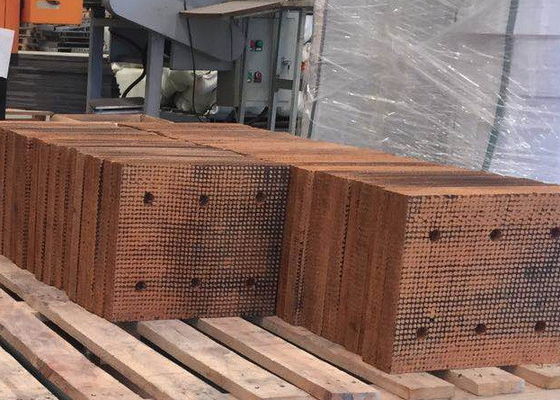 Revestimento de travões tecido livre de amianto Bloco de travões tecido almofadas de travões tecidas para perfuração de poços de petróleo